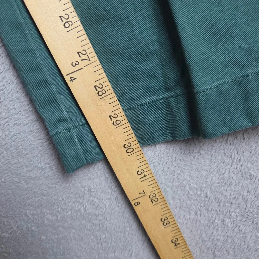 Wallace & Barnes Creased Work Pleated Pant Green Twill Fatigue Officer 32x30